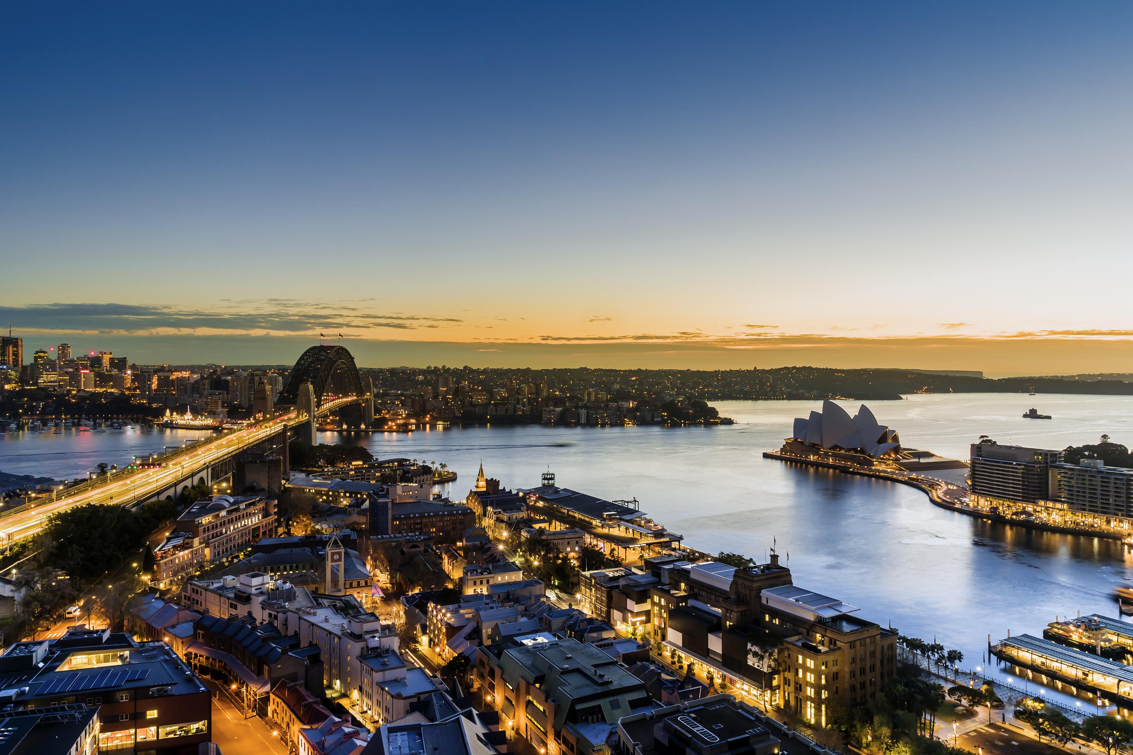 The Sebel Quay West Suites Sydney Bagian luar foto View of the city from the Westin Hotel